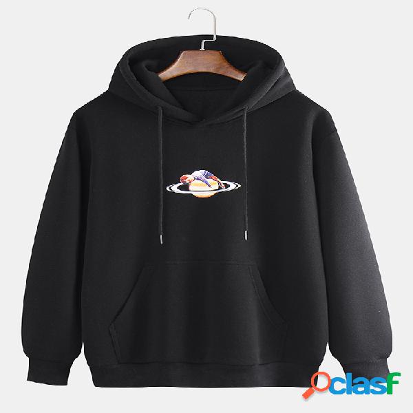 Mens engraçado dos desenhos animados pequeno príncipe