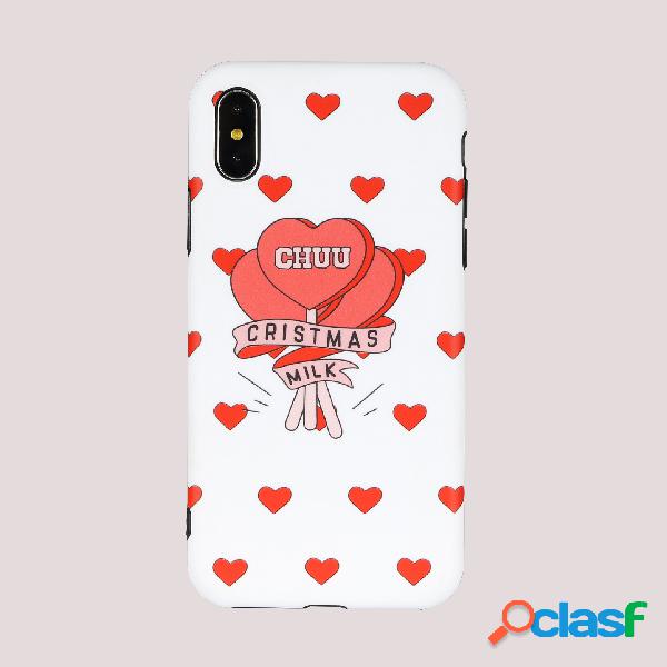 Mulher Red Rose TPU Soft Telefone Shell Caso Para iPhone