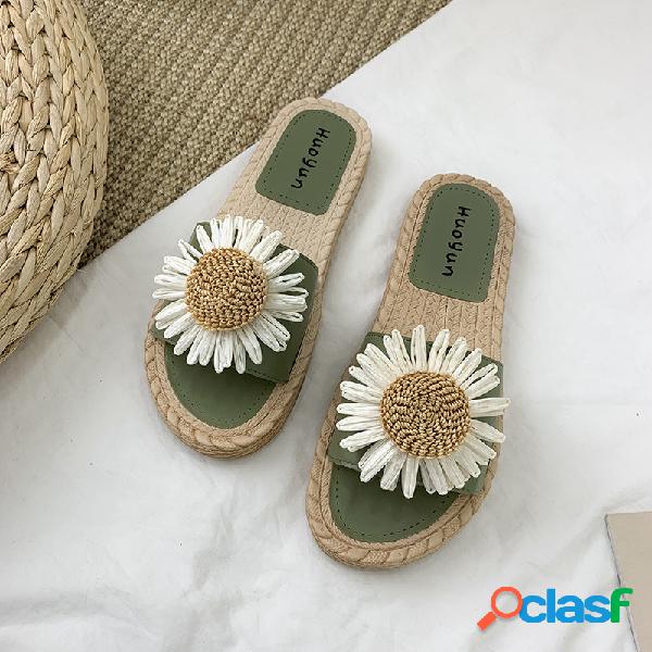 Mulheres margarida decoração wearable confortável Praia