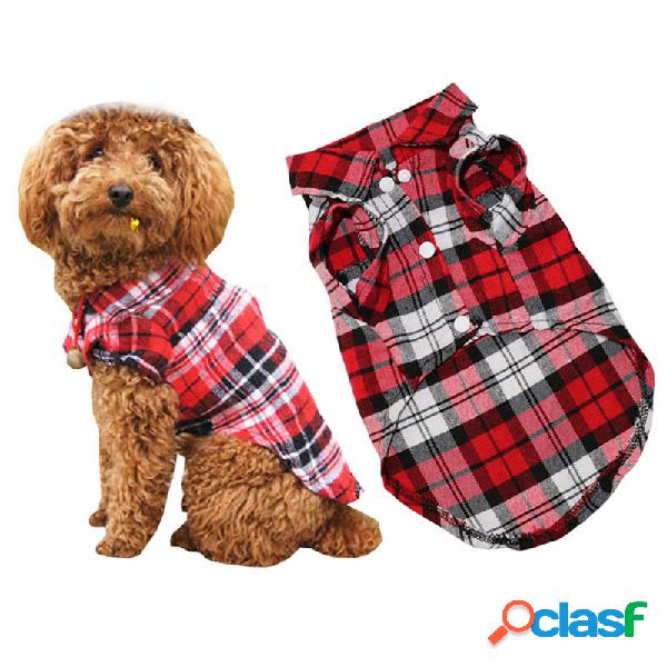 Pet Cachorro Roupas Soft Manta de filhote de cachorro Camisa