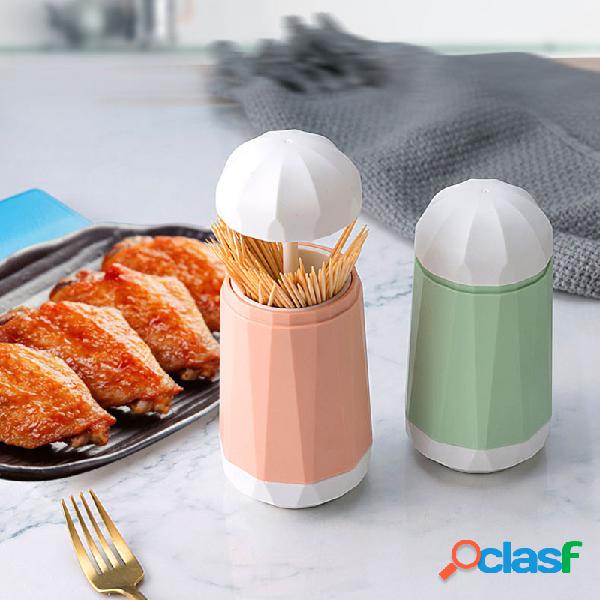 Press Type Automatic Toothpick Box Home Convenient Creative