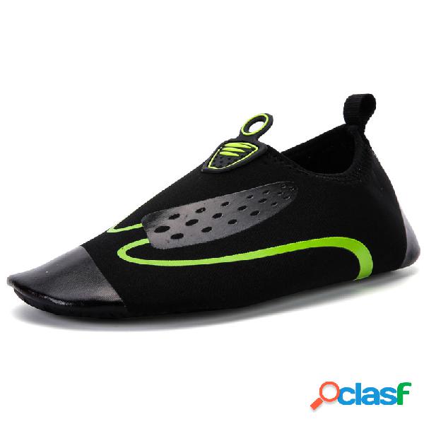 Secagem rápida masculina Praia Sapatos de água Soft