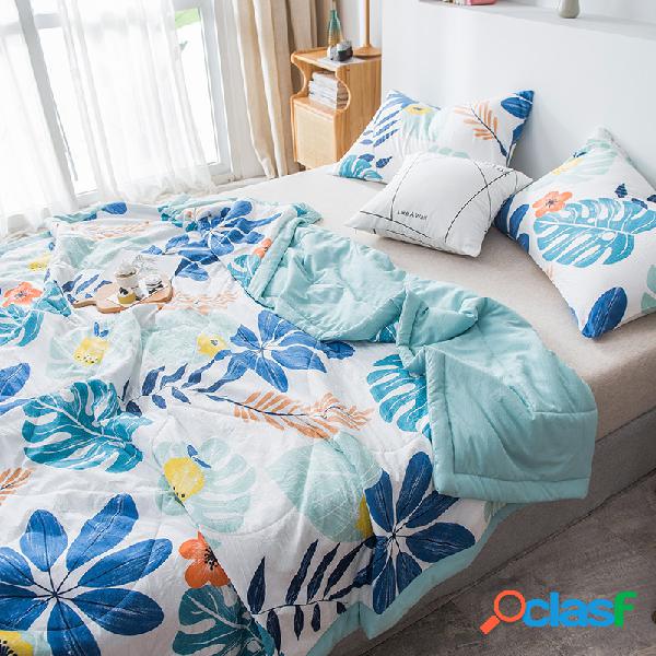Soft Algodão Toalha Cobertores para Camas Soft Abacate