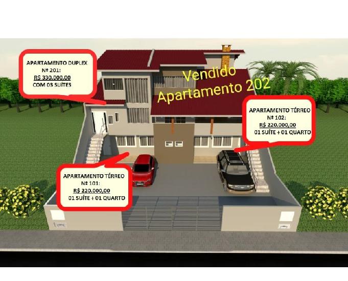 Apartamento novo 3 suítes 430m do mar em Piçarras