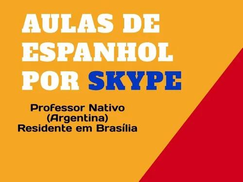 Aulas De Espanhol Por Skype (professor Nativo) R$25/hora