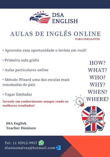 Aulas Particulares De Inglês Online