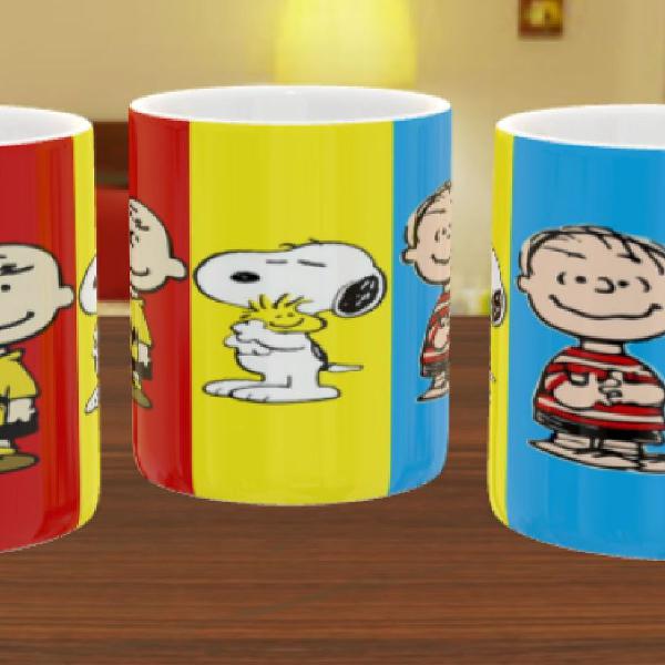 Caneca Snoopy e sua turma...