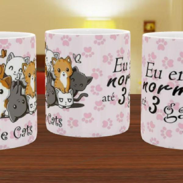 Caneca mãe de gato.