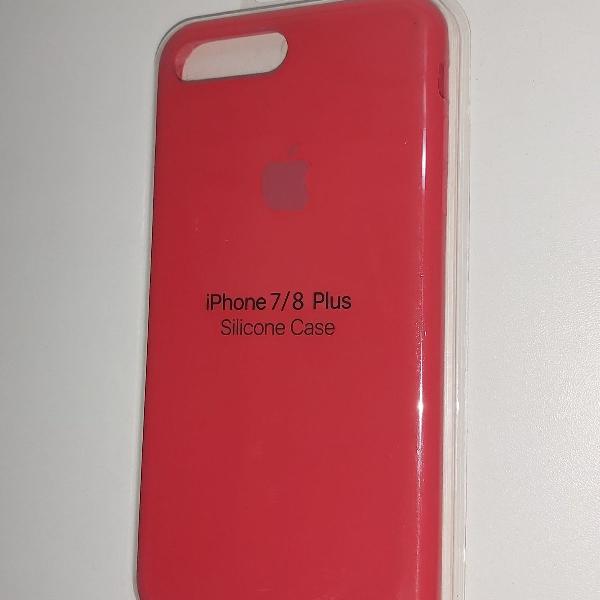 Case de silicone Iphone 7 e 8 Plus original