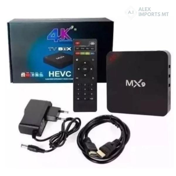 Conversor Smart Tv Box 5g/4k C/4gb Ram 32gb Reais Mx9