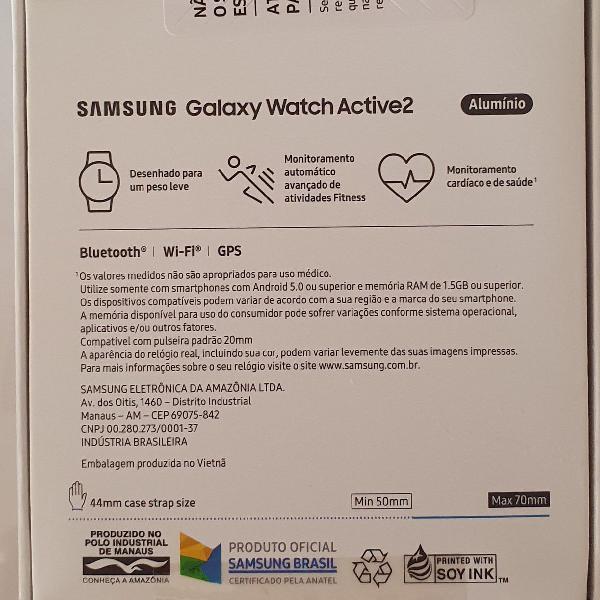 Galaxy Watch Active2 Samsung Preto - LACRADO