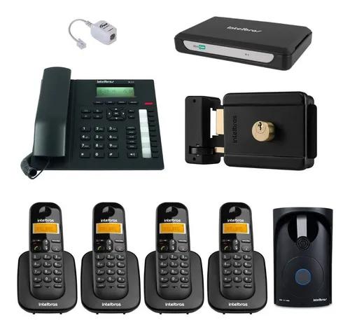 Kit Pabx Central Telefonica Minicom Plus Intelbras 5 Ramais