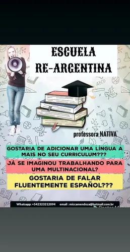Professora De Espanhol Nativa De Argentina