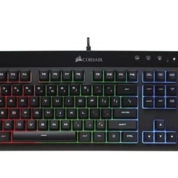 Teclado de computador e console com luz