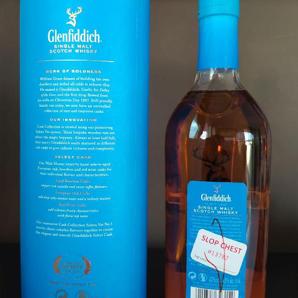 Whiskey Glenfiddich Select Cask Importado 1000ml