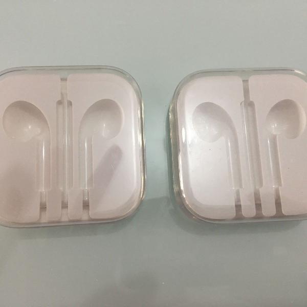 caixas de fone de ouvido apple