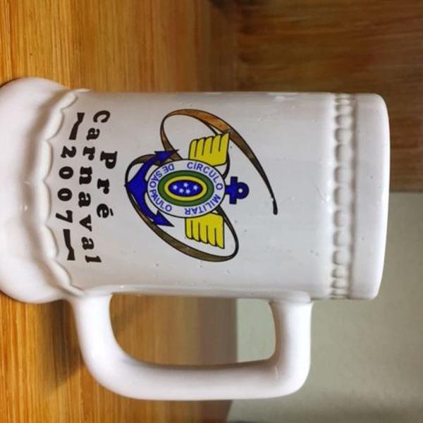 caneca comemorativa de chopp circulo militar sp