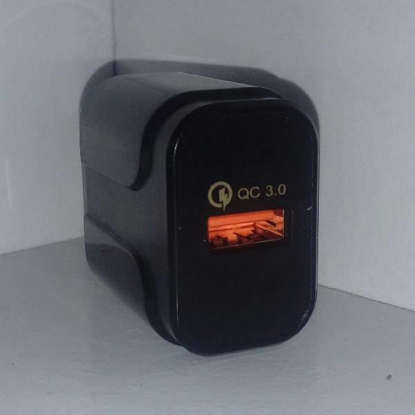 carregador ORIGINAL ROCK carga rápida 3.0 quick charge