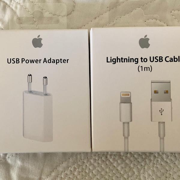 carregador de iphone original e nunca usado