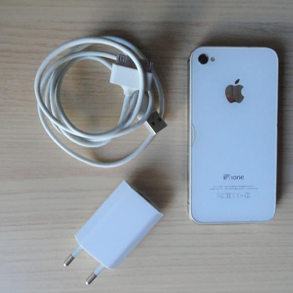 iPhone branco 4s 64gb, tela quebrada retirada de peças