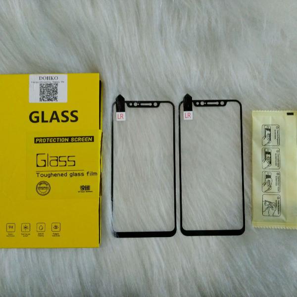 kit com duas películas de vidro para telefone