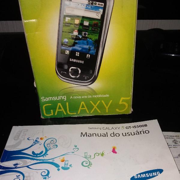 manual do usuário Galaxy 5