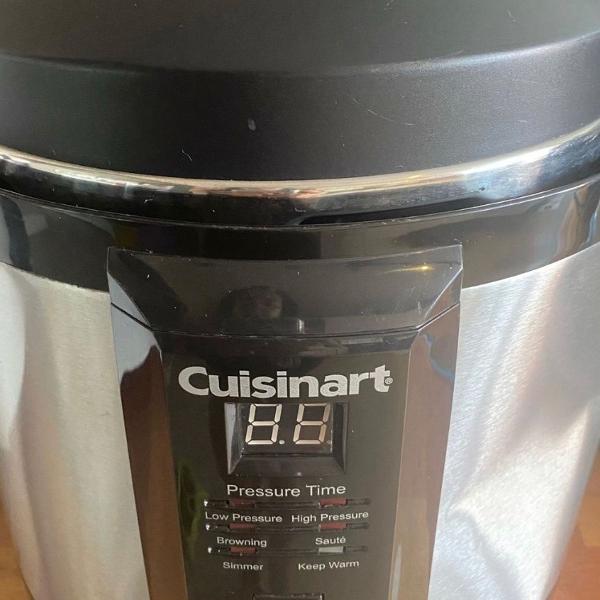 panela de pressão elétrica cuisinart cpc-600n, aço