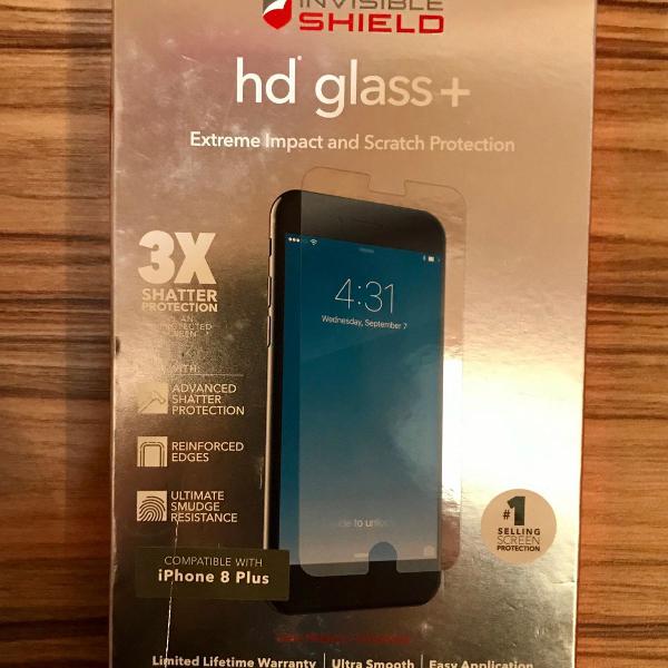 película de vidro ultra resistente para iphone 6plus/6s