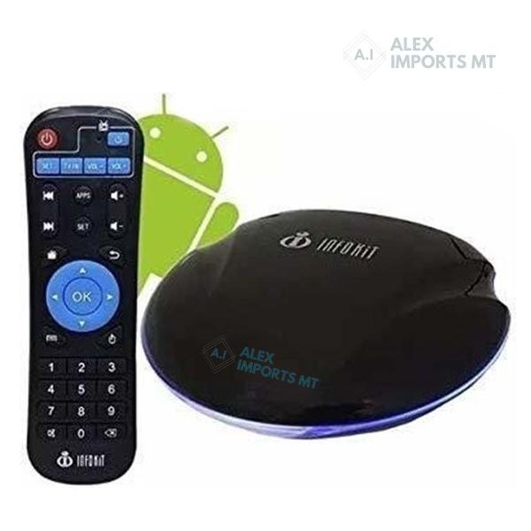 tv box smart16gb android infokit tvb-916g ufo 4k 3d hd