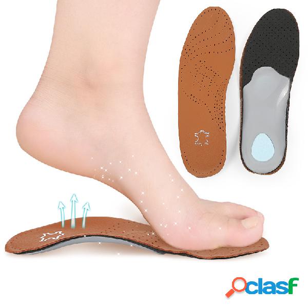 1 Par Plana Pés Corrector Pad Arch Orthotic Palmilhas
