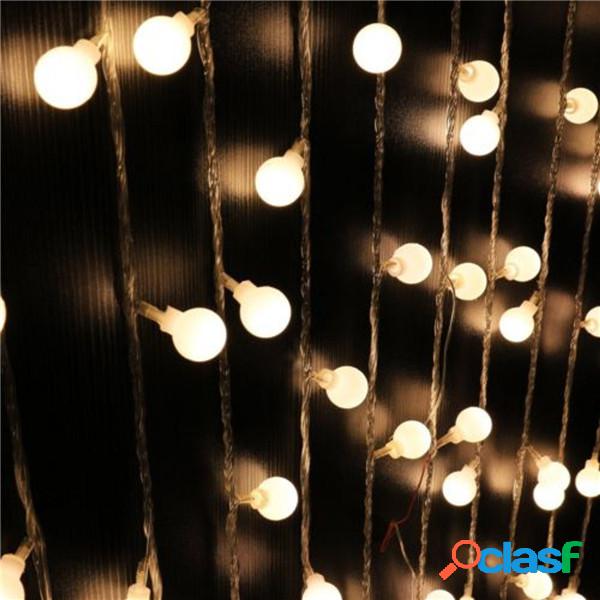 10m 100 LED Globo Lâmpada Xmas Bolha Luzes Decoração De