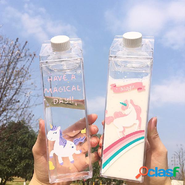 500 ml Fantástico Verão Unicórnio Dos Desenhos Animados