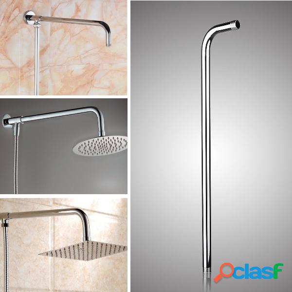 50x10cm de aço inoxidável Prata de chuveiro Suporte de