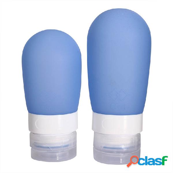 60 e 80ml banheiro portátil de viagem de gel de silica gel