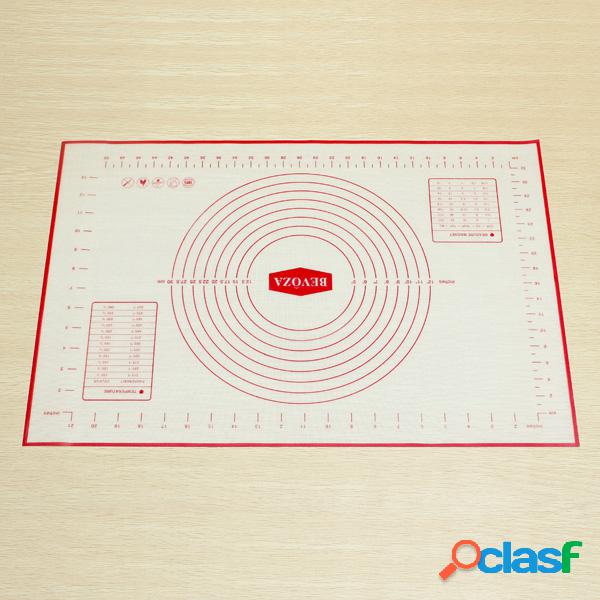 60x40cm Amassadeira Reforçada Silicone de Platina Fibra de