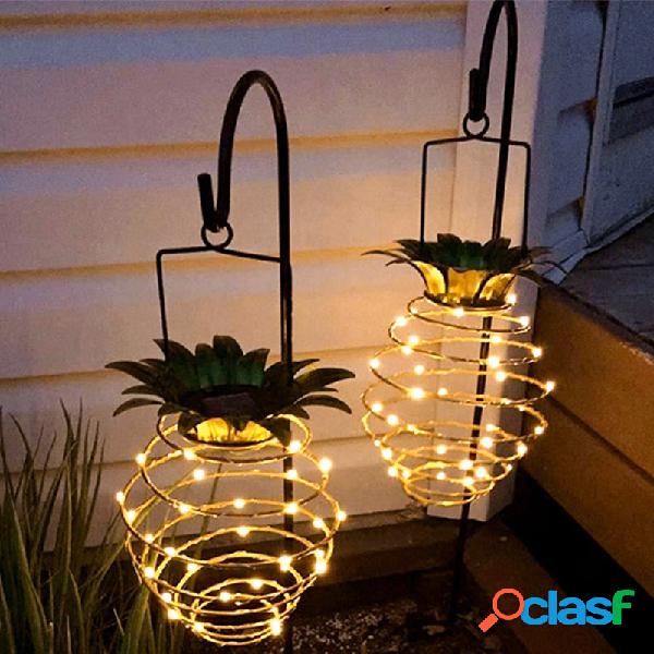 Abacaxi solar conduzido luz solar da decoração do jardim