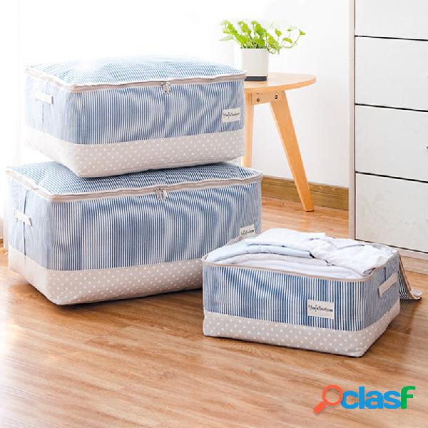 Algodão grosso Roupa de linho Quilt Storage Bolsa Quilt
