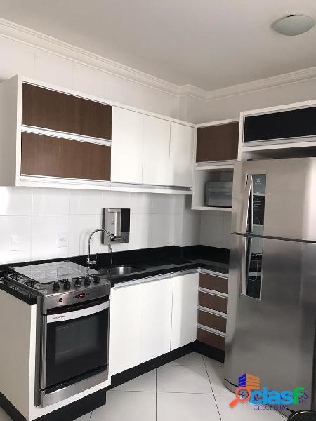 Apartamento 2 dormitórios, sacada com churrasqueira, Areias