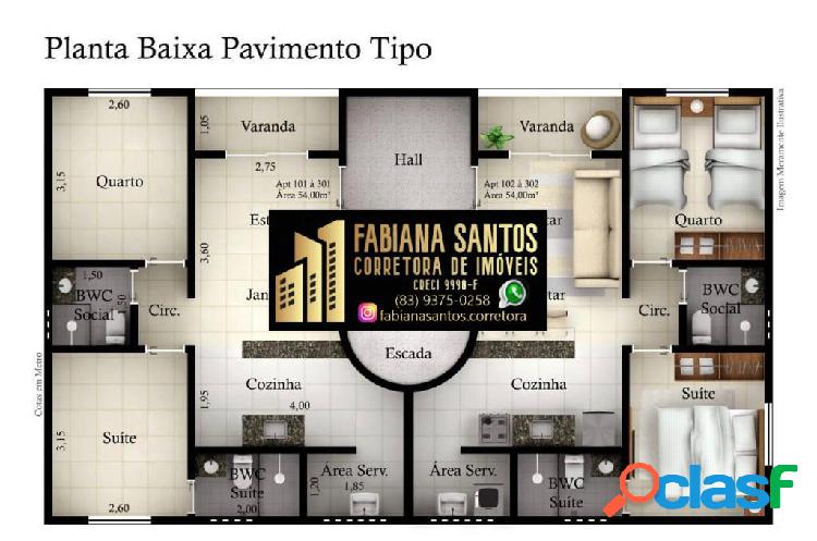 Apartamento no Bairro José Américo, Residencial Cruzeiro