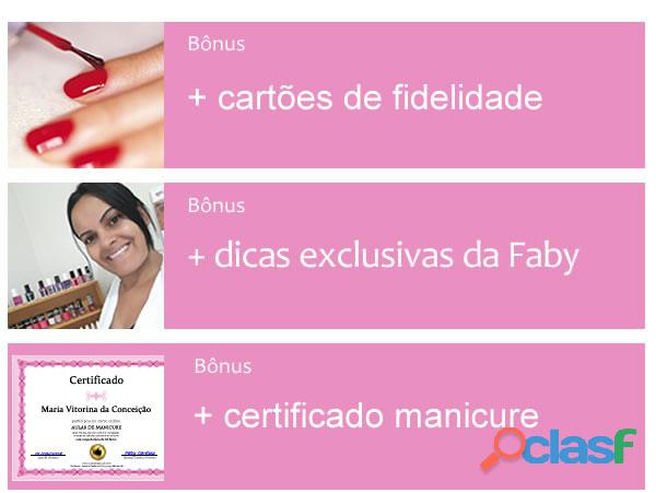 Aulas de Manicure e Pedicure (Iniciante) Faby Cardoso