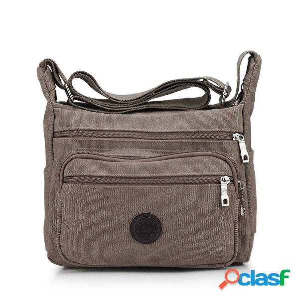 Bolsa de Lona Lazer Esportiva Transversal Casual Masculina