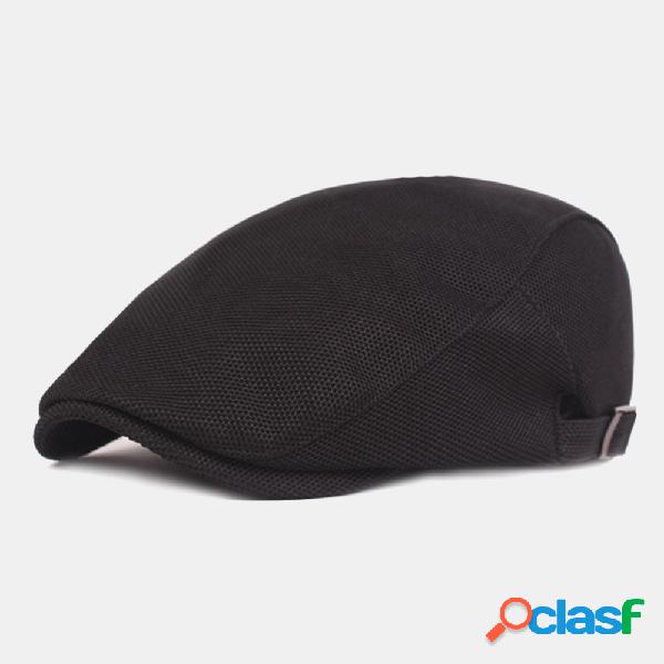 Boné de boina de algodão monocromático para a frente para