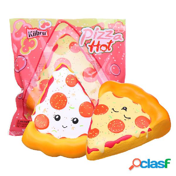 Brinquedo macio Squishy da pizza da cara do smiley com