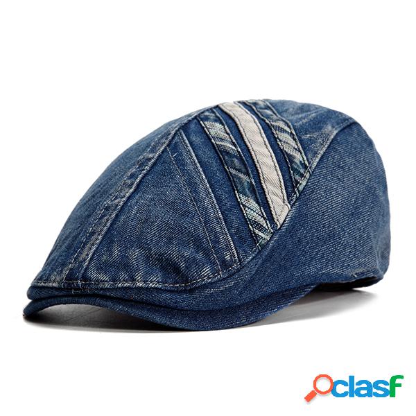 Chpéu de Cowboy algodão de estilo Vintage Boinas Casual