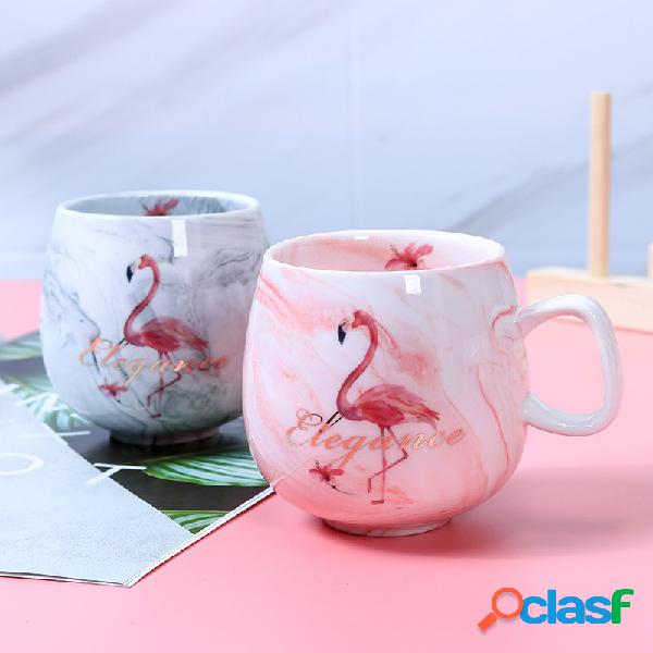 Criativo Casal Caneca De Água Ins Marmoreado Cerâmico Copo