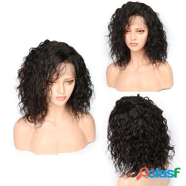 Frente Laço Mulheres Perucas Cabelo Encaracolado Sintética