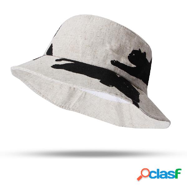 Gorro de gato Chapéu de Doodle masculino feminino algodão