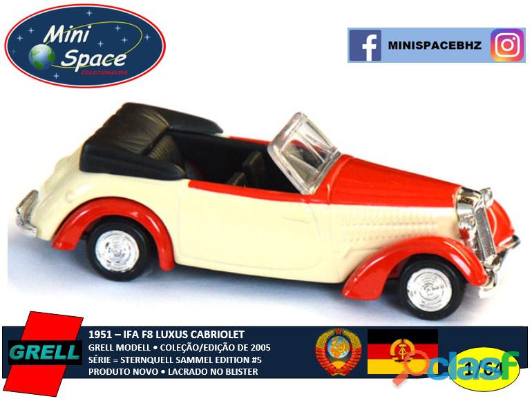 Grell Modell 1951 IFA F8 Luxus Cabriolet 1/64