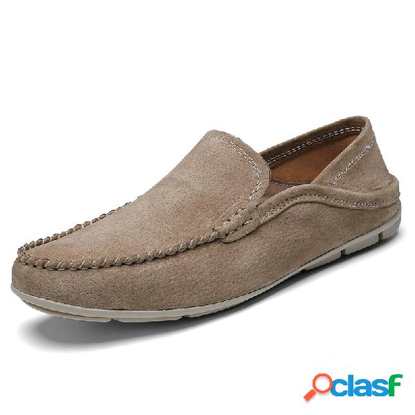 Homens Classic Deslizamento no antiderrapante Soft Mocassins