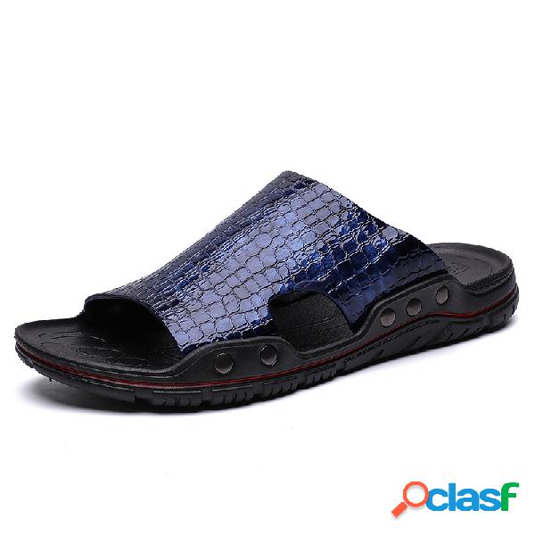Homens Confortável Soft Sola Slip On Water Friendly Casual